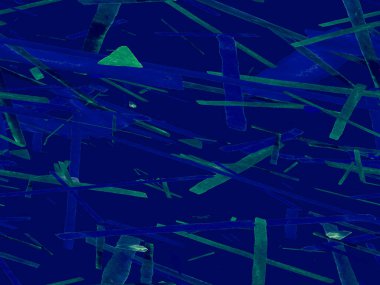 Bauhaus Kusursuz Düzen. Suluboya Geometrik İndigo, Mavi Çizgiler Tasarımı. Sanat Organik Geo Arkaplanı. Büyük Sanatsal Asgari Baskı. Moda Eğlencesi Soyut Boyası Suluboya Renk Çizgileri.