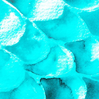 Turkuaz Mavi Yılan Tasarımı. Suluboya El Çizilmiş Piton Yazısı. Kobra Derisi Egzotik Doku. Geometrik Yılan Arkaplanı. Zehir ve Yılan derisi. Suluboya El Boyalı Arkaplan.