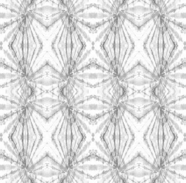 Siyah ve beyaz suluboya el çizimi batik. Yaz mürekkebi Japon çizimi. El yapımı suluboya gömlek boya desenli. Aztek kaleydoskop dokusu. Shibori kusursuz iz. Boyama Deseni.