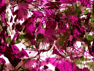 Püskürme izi yok. Kırmızı suluboya fırça darbesi grunge tasarımı. Suluboya kaotik sıçrama boya tasarımı. Kademeli mürekkep lekeleri. Toprak sıçrama deseni. Sıvı damlayan fırça sonsuz iz. 