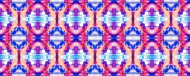 Suluboya El Tekstil. Yaratıcı Navajo Ikat Geçmişi. Ogee Kusursuz Doku. Ikat Deseni. Allover Organik Mayo Tasarımı. Geo Ogee Tile. Aztek Geometrik Tekstil Sınırı Saykodelik Gökkuşağı