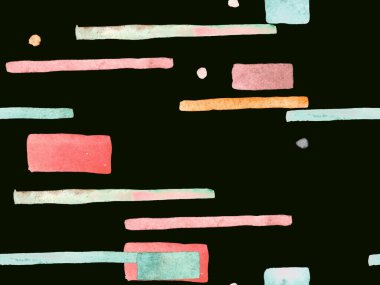 Bauhaus Kusursuz Düzen. Suluboya Geometrik Kırmızı Pembe Çizgiler Tasarımı. Sanat Organik Geo Arkaplanı. Büyük Moda Asgari Baskı. Moda Eğlencesi Soyut Boyası Suluboya Renk Çizgileri.