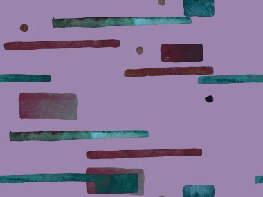 Bauhaus Kusursuz Düzen. Suluboya Geometrik Mor Çizgiler Tasarımı. Sanat Organik Geo Arkaplanı. Büyük Sanatsal Asgari Baskı. Moda Eğlencesi Soyut Boyası Suluboya Renk Çizgileri.