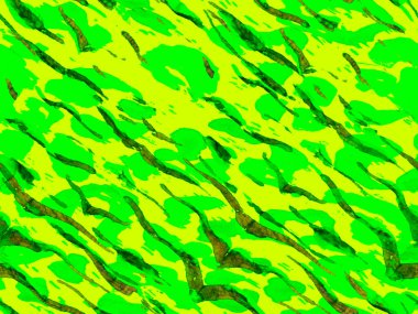 Suluboya Kamuflaj Tasarımı. Soyut Safari fayansı. Geometrik hayvan dokusu. Yeşil ve Aqua Menthe Afrika deseni. Çizgili, kusursuz desen. Zebra Deri İzi. Hayvan Kamuflajı Arkaplanı.