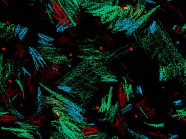 Modern Yazı Başlığı. Yatay Şablon için Yeşil Arkaplanda Şirin Büyük Modern Geometrik Kusursuz Desen. Büyük Olağandışı Asgari Parmak izi. Tebeşir Yazı Başlığı.