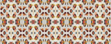 Suluboya El Çizilmiş Batik. Yaratıcı Navajo Ikat Geçmişi. Allover Cotton Mayo Tasarımı. Geo Ogee Tile. Ogee Kusursuz Doku. Ikat Deseni. Donanma Mavi ve Indigo Aztek Geometrik Tekstil Yazdırma.