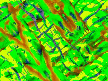 Yeşil ve Aqua Menthe Geometrik Hayvan Dokuları. Afrika deseni. Çizgili, kusursuz desen. Zebra Deri İzi. Hayvan kamuflajı arka planı. Suluboya Kamuflaj Tasarımı. Soyut Safari Döşemesi.