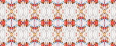 Boya fırçası Python arka planı. Suluboya Etnik Tasarım. Etnik Kusursuz Düzen. Eğlenceli Dikdörtgen İkat Uyumu. Kırmızı, bej ve mavi sembol geometrik mayo deseni. Yılan Derisi Rastgele Doku.