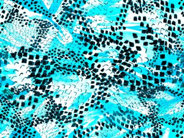 Canlı Geometrik Mayo Kalıbı. Yılan Derisi Rastgele Doku. Suluboya Etnik Tasarım. Yaz Rhombus Arkaplanı. Etnik Kusursuz Düzen. Klasik Mavi ve Indigo Coğrafi Ikat Uyumluluğu.