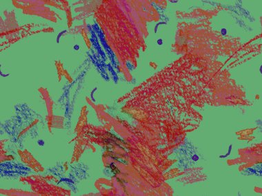 Güzel pastel boya dokusu. Kırmızı, Yeşil, Mavi Yatay Şablon Üzerine Şirin Büyük Moda Geometrik Kusursuz Desen. Büyük Moda Asgari Baskı. Moda Boya Dokusu.