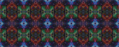 Suluboya Etnik Tasarım. Kırmızı, Mavi ve Siyah Etnik Kusursuz Şablon. Eğlenceli Dikdörtgen İkat Uyumu. Boya fırçası Python arka planı. Sembol geometrik mayo deseni. Yılan Derisi Rastgele Doku.