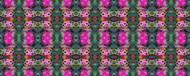 Mavi, Kırmızı, Yeşil Pastel Eğlenceli Dikdörtgen İkat İlişkisi. Etnik Kusursuz Düzen. Sembol geometrik mayo deseni. Kilim Rastgele Halı dokusu. Boyalı fırça Aztek arka planı. Suluboya Etnik Tasarım. 