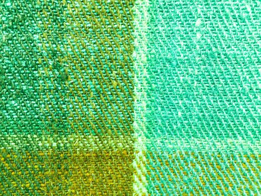 Belorus Tekstil. Geleneksel Belorus Yazıcısı. Geometrik Arkaplan. Klasik Etnik Motif. Beyaz El yapımı Kumaş. Yeşil ve Aqua Menthe Nakış Tasarımı. Keten Giysi Arkaplanı.