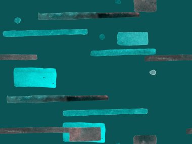 Bauhaus Kusursuz Düzen. Suluboya Geometrik Yeşil Teal Çizgileri Tasarımı. Sanat Organik Geo Arkaplanı. Büyük Moda Asgari Baskı. Moda Eğlencesi Soyut Boyası Suluboya Renk Çizgileri.