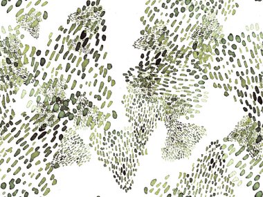 Portakal rengi, kusursuz hayvan deseni. Suluboya el izi. Afrika egzotik kamuflajı. Geometrik suluboya arka plan. Vahşi hayvan kürkü dokusu. Suluboya El Boyalı Cilt Deseni.