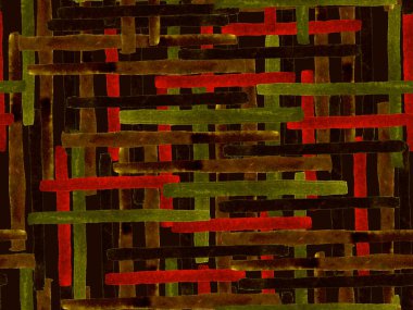 Bauhaus Kusursuz Düzen. Suluboya Geometrik Kırmızı Pembe Çizgiler Tasarımı. Sanat Organik Geo Arkaplanı. Büyük Modern Asgari Baskı. Moda Eğlencesi Soyut Boyası Suluboya Renk Çizgileri.