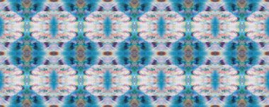 Boyalı fırça Aztek arka planı. Suluboya Etnik Tasarım. Kilim Rastgele Halı dokusu. Mavi, Gri, Yeşil Pastel Eğlenceli Dikdörtgen İkat İlişkisi. Etnik Kusursuz Düzen. Sembol Geometrik Mayo Şablonu. 