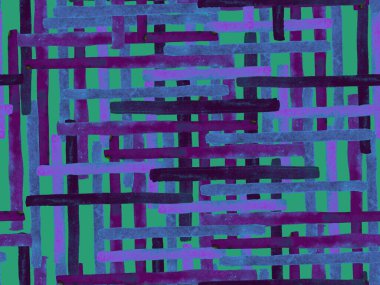 Bauhaus Kusursuz Düzen. Suluboya Geometrik İndigo, Mavi Çizgiler Tasarımı. Sanat Organik Geo Arkaplanı. Büyük Moda Asgari Baskı. Moda Eğlencesi Soyut Boyası Suluboya Renk Çizgileri.