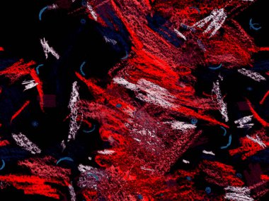 Güzel pastel boya dokusu. Kırmızı Üzerine Şirin Büyük Olağandışı Geometrik Desen, Yatay Şablon İçin Pembe Arkaplan. Büyük Modern Asgari Baskı. Moda Boya Dokusu.