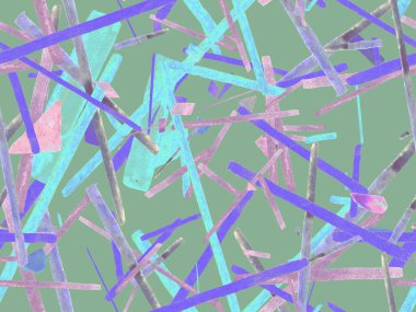 Bauhaus Kusursuz Düzen. Suluboya Geometrik Yeşil Teal Çizgileri Tasarımı. Sanat Organik Geo Arkaplanı. Büyük Olağandışı Asgari Parmak izi. Moda Eğlencesi Soyut Boyası Suluboya Renk Çizgileri.