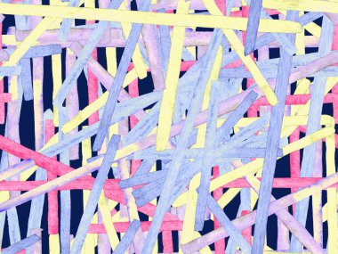 Bauhaus Kusursuz Düzen. Suluboya Geometrik Kırmızı Pembe Çizgiler Tasarımı. Sanat Organik Geo Arkaplanı. Büyük Yaratıcı Asgari Baskı. Moda Eğlencesi Soyut Boyası Suluboya Renk Çizgileri.