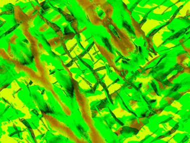 Suluboya Kamuflaj Tasarımı. Soyut Safari fayansı. Geometrik hayvan dokusu. Yeşil ve Aqua Menthe Afrika deseni. Çizgili, kusursuz desen. Zebra Deri İzi. Hayvan Kamuflajı Arkaplanı.