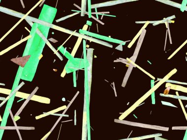 Bauhaus Kusursuz Düzen. Suluboya Geometrik Yeşil Teal Çizgileri Tasarımı. Sanat Organik Geo Arkaplanı. Büyük Moda Asgari Baskı. Moda Eğlencesi Soyut Boyası Suluboya Renk Çizgileri.