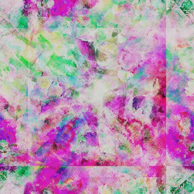 Renkli suluboya, pürüzsüz desen. Kare kiremitli geometrik suluboya arka plan. Sanatsal Shibori duvar kağıdı. Titrek soyut el tekrar tekrar çizilmiş fayans. Soyut grunge yaz mayo baskısı.