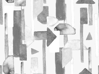 Bauhaus Kusursuz Düzen. Suluboya Geometrik Siyah ve Beyaz Çizgiler Tasarımı. Sanat Organik Geo Arkaplanı. Büyük Sanatsal Asgari Baskı. Moda Eğlencesi Soyut Boyası Suluboya Renk Çizgileri.