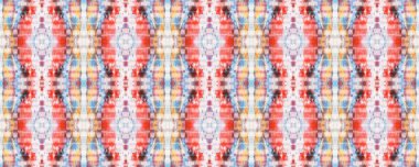 Sembol geometrik mayo deseni. Yılan Derisi Rastgele Doku. Boya fırçası Python arka planı. Suluboya Etnik Tasarım. Kırmızı, Bej ve Mavi Etnik Kusursuz Şablon. Eğlenceli Dikdörtgen İkat Uyumu. 