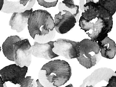 Biyo Jasmin Kusursuz Şablon. Yaz Vintage Arkaplanı. Suluboya Turuncu Çiçek ve Yapraklar. Çiçek Ayurveda deseni. Monokrom ve Gri Ölçekli Vibrant Sakura ve Yasemin Yazdırma.