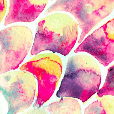 Pembe Kırmızı Yılan Tasarımı. Suluboya El Çizilmiş Piton Yazısı. Kobra Derisi Egzotik Doku. Geometrik Yılan Arkaplanı. Zehir ve Yılan derisi. Suluboya El Boyalı Arkaplan.