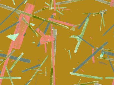 Bauhaus Kusursuz Düzen. Suluboya Geometrik Sarı Safran Çizgileri Tasarımı. Sanat Organik Geo Arkaplanı. Büyük Moda Asgari Baskı. Moda Eğlencesi Soyut Boyası Suluboya Renk Çizgileri.