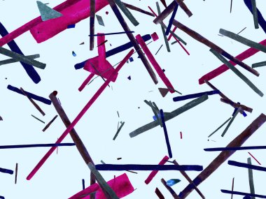 Bauhaus Kusursuz Düzen. Suluboya Geometrik Mor Çizgiler Tasarımı. Sanat Organik Geo Arkaplanı. Büyük Olağandışı Asgari Parmak izi. Moda Eğlencesi Soyut Boyası Suluboya Renk Çizgileri.