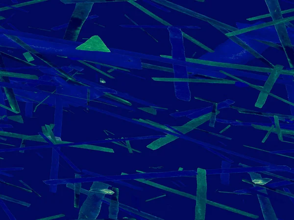 Bauhaus Kusursuz Düzen. Suluboya Geometrik İndigo, Mavi Çizgiler Tasarımı. Sanat Organik Geo Arkaplanı. Büyük Sanatsal Asgari Baskı. Moda Eğlencesi Soyut Boyası Suluboya Renk Çizgileri.