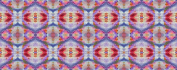 Mavi, Kırmızı, Yeşil Pastel Eğlenceli Dikdörtgen İkat İlişkisi. Etnik Kusursuz Düzen. Sembol geometrik mayo deseni. Suluboya Etnik Tasarım. Boyalı fırça Aztek arka planı. Kilim Halı Rastgele Dokusu. 