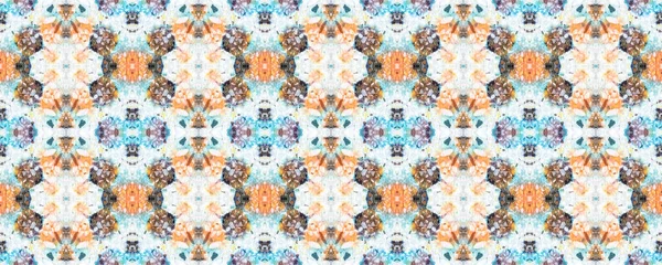 Terrazzo Kusursuz Desen. Beton Asgari Parmak izi. Geometrik Terrazo Duvar Kağıdı. Granit kiremit. Mozaik Yaz Arkaplanı. Kaya tasviri dokusu. Soyut Taş Döşeme. Bej, Mavi ve Turuncu