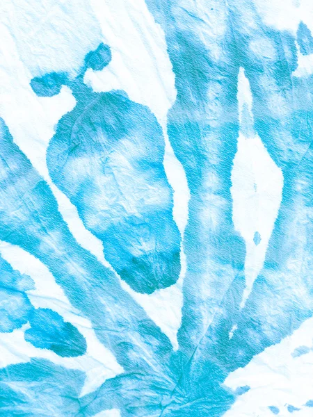 Azul Índigo Gravata Tintura Espiral Fundo Psychedelic Swirl Textile Liberdade — Fotografia de Stock