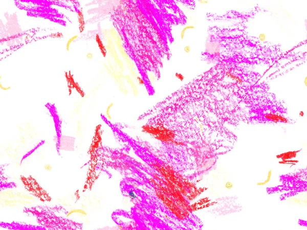 Modern Yazı Başlığı. Kırmızı Üzerine Şirin Büyük Sanatsal Şekiller, Yatay Şablon İçin Pembe Arkaplan. Büyük Çağdaş Asgari Yazdırma. Tebeşir Yazı Başlığı.