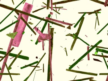 Bauhaus Kusursuz Düzen. Suluboya Geometrik Kırmızı Pembe Çizgiler Tasarımı. Sanat Organik Geo Arkaplanı. Büyük Modern Asgari Baskı. Moda Eğlencesi Soyut Boyası Suluboya Renk Çizgileri.