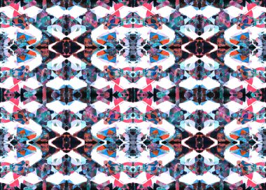 Aztek deseni. Kabile tasarımı. Geometrik dikişsiz desen. Navajo üçgenleri ve stip tasarımları. Aztek Maya etnik geçmişi. Suluboya soyut geometrik grafik duvar kağıdı. Yerli Amerikan modern sanatı