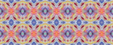 Suluboya Etnik Tasarım. Sembol geometrik mayo deseni. Boyalı fırça Aztek arka planı. Kilim Rastgele Halı dokusu. Mavi, Kırmızı, Yeşil Pastel Eğlenceli Dikdörtgen İkat İlişkisi. Etnik Kusursuz Desen.