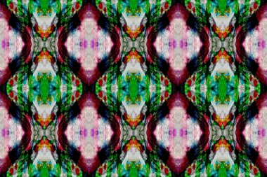 Boyalı fırça Aztek arka planı. Yeşil, Kırmızı, Gri Pastel Eğlenceli Dikdörtgen İkat İlişkisi. Etnik Kusursuz Düzen. Suluboya Etnik Tasarım. Kilim Rastgele Halı dokusu. Sembol Geometrik Mayo Şablonu. 