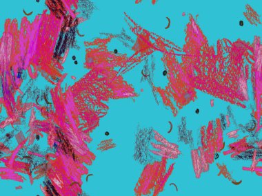 Güzel pastel boya dokusu. Kırmızı, Yeşil, Mavi Yatay Şablon Üzerine Şirin Büyük Moda Geometrik Kusursuz Desen. Büyük Çağdaş Asgari Yazdırma. Moda Boya Dokusu.