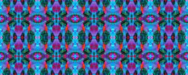 Suluboya Etnik Tasarım. Sembol geometrik mayo deseni. Kilim Rastgele Halı dokusu. Boyalı fırça Aztek arka planı. Mavi, Kırmızı, Siyah Pastel Eğlenceli Dikdörtgen İkat İlişkisi. Etnik Kusursuz Desen.