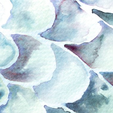 Turkuaz Mavi Yılan Tasarımı. Suluboya El Çizilmiş Piton Yazısı. Kobra Derisi Egzotik Doku. Geometrik Yılan Arkaplanı. Zehir ve Yılan derisi. Suluboya El Boyalı Arkaplan.