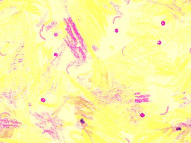 Güzel pastel boya dokusu. Yatay Şablon için Sarı Arkaplanda Sevimli Büyük Çağdaş Geometrik Kusursuz Desen. Büyük Moda Asgari Baskı. Moda Boya Dokusu.