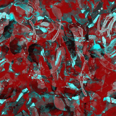 Suluboya etnik, pürüzsüz desen. Renkli bir arka plan. Soyut geometrik suluboya tasarımı. Mayo dokusu. Çiçekli Coachella pürüzsüz desen. Sıkıntılı soyut sanat eserleri.