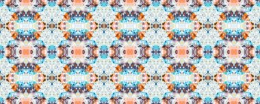 Terrazzo Kusursuz Desen. Bej, Mavi ve Turuncu Granit fayans. Mozaik Yaz Arkaplanı. Beton Asgari Parmak izi. Geometrik Terrazo Duvar Kağıdı. Kaya tasviri dokusu. Soyut Taş Döşeme.