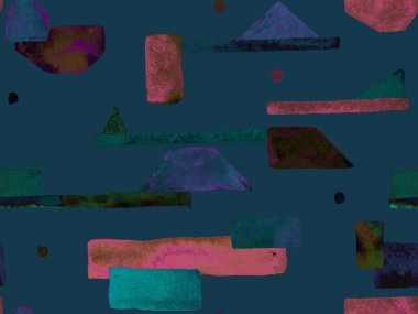 Bauhaus Kusursuz Düzen. Suluboya Geometrik Mor Çizgiler Tasarımı. Sanat Organik Geo Arkaplanı. Büyük Sanatsal Asgari Baskı. Moda Eğlencesi Soyut Boyası Suluboya Renk Çizgileri.